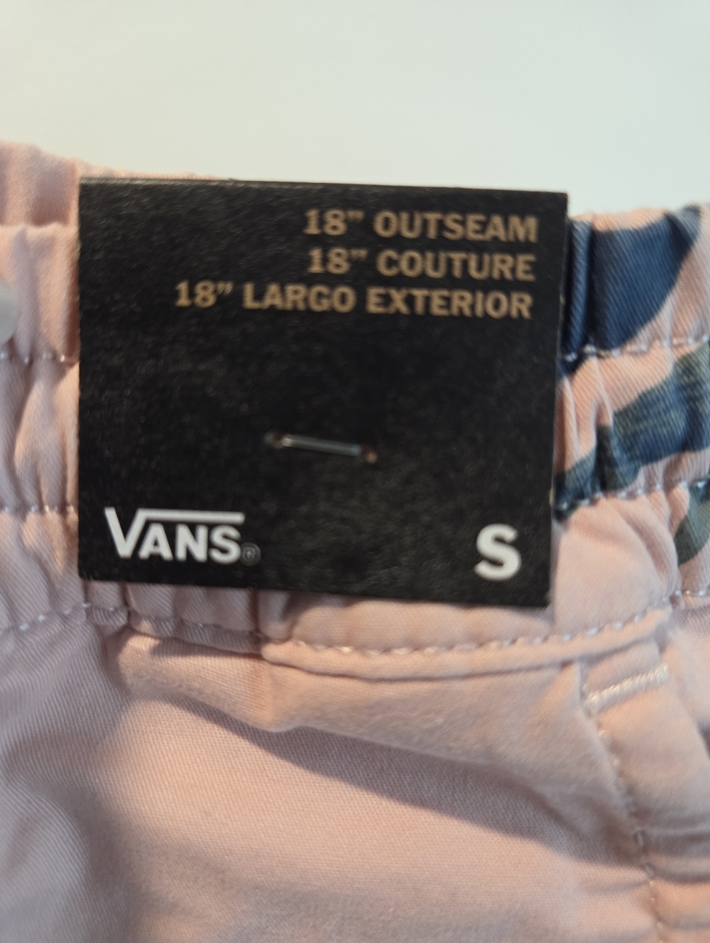 Vans Men Pink Floral Drawstring Shorts Small Nwt - Picture 2 of 6
